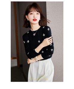 シャツ・ブラウス | ブラウス レディース 長袖 50代 白 シャツ ゆったり トップス きれいめ フォーマル 20代 30代 40代 通勤 刺繍 冬 オシャレ 可愛い ナチュラル 秋 キレイめ 上品