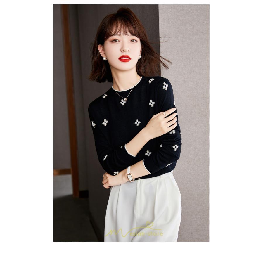 シャツ・ブラウス | ブラウス レディース 長袖 50代 白 シャツ ゆったり トップス きれいめ フォーマル 20代 30代 40代 通勤 刺繍 冬 オシャレ 可愛い ナチュラル 秋 キレイめ 上品