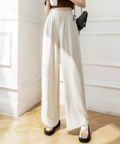 ワイドパンツ | レディース ゆったり おしゃれ ロングパンツ カジュアルパンツ 無地 きれいめ レディース 夏新作 ストレッチ ボトムス ひんやりパンツ ズボン