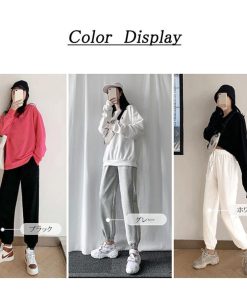 サルエルパンツ | ロングパンツ カジュアル 無地 ウエストゴム ヨガウェアパンツ レディース 韓国 スウエットパンツ