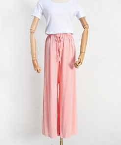 ワイドパンツ | レディース ガウチョパンツ スカーチョ ゆったり パンツ ウエストゴム