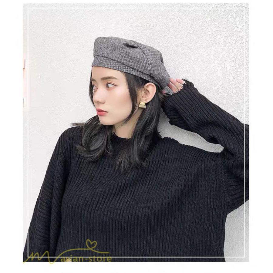 レディース | ベレー 秋新作 ベレー帽 帽子 上品 女性用 秋冬 美しい おしゃれ ひも付き ベレーキャップ 冬コーデ カジュアル 人気 女性帽子 おしゃれ 千鳥格子