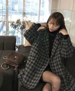 ジャケット・ブルゾン | 千鳥格子柄 ジャケット 中綿コート 秋冬