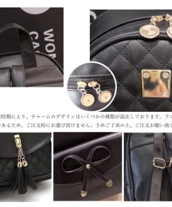 リュック | タッセル付き ミニおしゃれ マザーズキルティング デイバッグ レディース バックパック レザーリュックバッグ