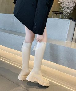 ニーハイブーツ | ロングブーツ レディース 厚底ブーツ韓国