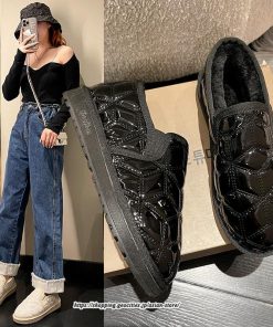 ローファー | モカシン レディース モカシンシューズ カジュアルシューズ 内ボア ファー シンプル ぺたんこ 秋 柔らかい 冬 防寒 痛くない 2022新作