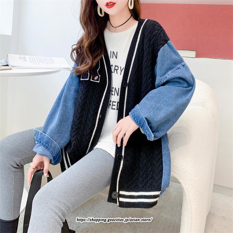 コート・ジャケット | ジャケット レディース 長袖 トップス デニムジャケット 切り替え デニム アウター デザイン おしゃれ カジュアル 2022 秋 送料無料 冬