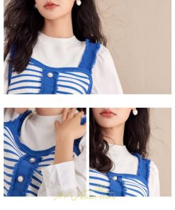 シャツ・ブラウス | ブラウス 切り替え レイヤード風 カットソー 重ね着 レディース 春秋 Tシャツ チュニック ゆったり きれいめ オシャレ 長袖 20代30代40代50代 カジュアル