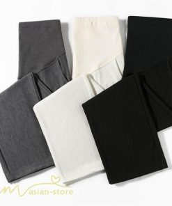 パンツ レギンス | マタニティパンツ ワイドパンツ 着痩せ パンツ マタニティウェア 妊婦服 おしゃれ 無地 カジュアル リブ きれいめ ウエスト調整 お出かけ 春夏秋 妊婦 シンプル