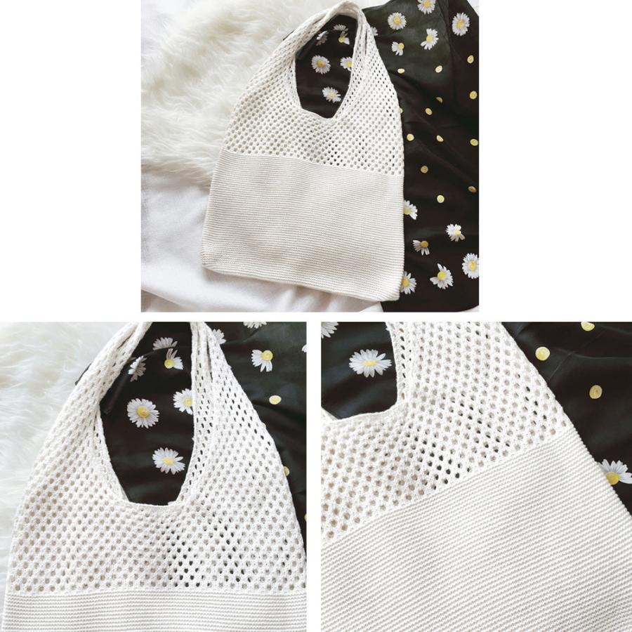 トートバッグ | ニット編み バッグ鞄かばん