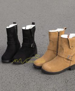 ショートブーツ | スノーブーツ レディース 暖かい 裏ボア シューズ 冬 レディースブーツ ジップブーツ 防寒着 ウインター ブーツ 20代30代40代 スノーシューズ