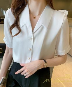 シャツ・ブラウス | ブラウス シャツ オフィス レディース 白 半袖 ビジネス カジュアル 通勤着 レディース 半袖 シャツ トップス 女性着 上品 きれいめ ブラウス エレガント