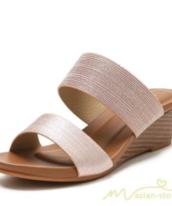 サンダル ミュール | サンダル レディース ウエッジサンダル 5cm サンダル ぺたんこ ハイヒール レディース 厚底 夏 歩きやすい お出かけ 大きいサイズ 快適 おしゃれ 痛くない