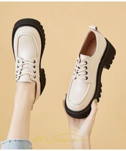 ローファー | 学生 女子 レディース 通学 通勤 学生靴 学校 軽量 パンプス 厚底 痛くない 編み上げ コスプレ 歩きやすい 学園祭 お出かけ 10代20代30代40代 デート