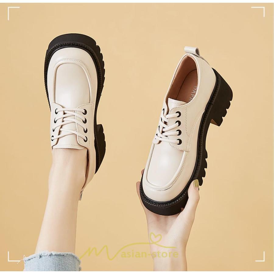 ローファー | 学生 女子 レディース 通学 通勤 学生靴 学校 軽量 パンプス 厚底 痛くない 編み上げ コスプレ 歩きやすい 学園祭 お出かけ 10代20代30代40代 デート