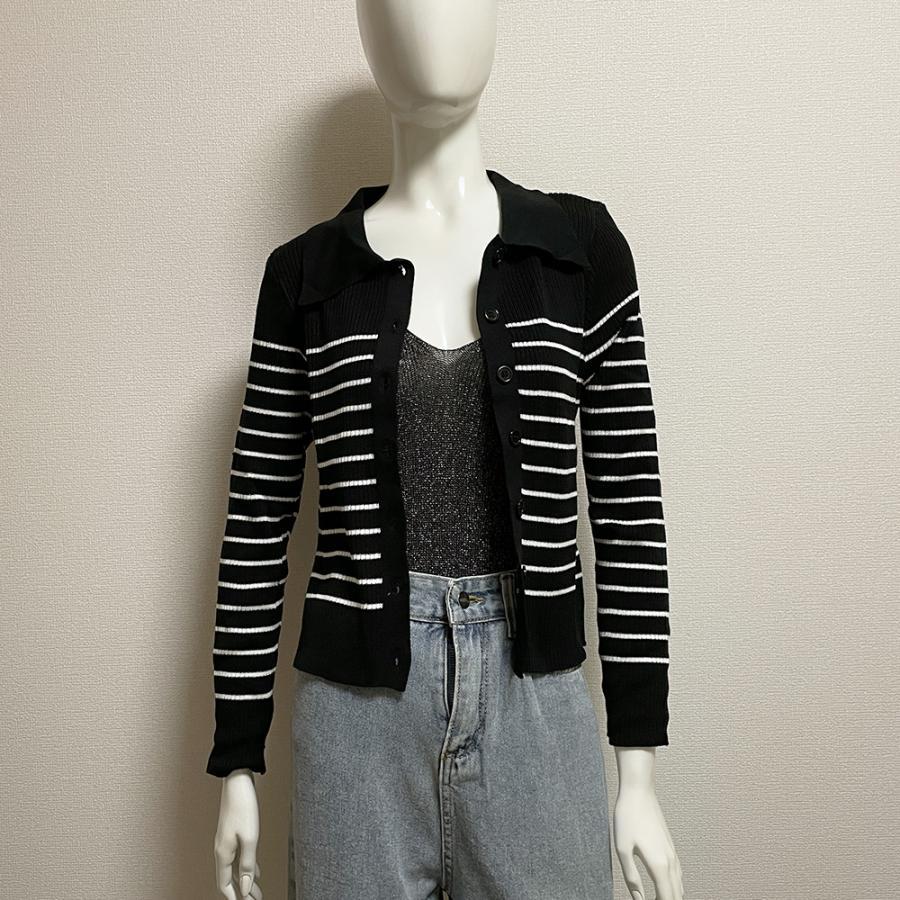 ニット・セーター | ボーダー柄 ニット トップス レディース