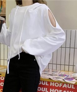 Tシャツ・カットソー | プルオーバー スウェット 薄手 肩見せ トップス トレーナー レディース パーカー カジュアル 肩出し 長袖 カットソー