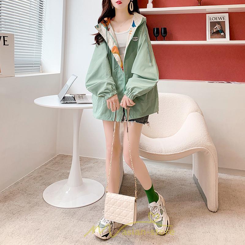 コート・ジャケット | ジャケット パーカー レディース カジュアル フード付き 両面使え コットン ルームウェア 部屋着 お出かけ 20代30代40代50代 通勤 スポーツ 通学 運動