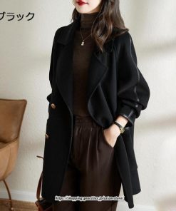 コート・ジャケット | コート チェスターコート ラシャ ミディアム丈コート ジャケット レディース 秋 アウター ゆったり 体型カバー きれいめ 羽織り 通学 通勤 上品 オフィス