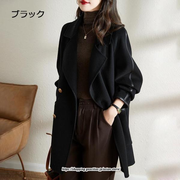 コート・ジャケット | コート チェスターコート ラシャ ミディアム丈コート ジャケット レディース 秋 アウター ゆったり 体型カバー きれいめ 羽織り 通学 通勤 上品 オフィス