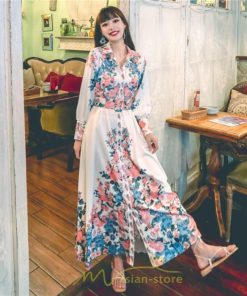 マキシ | ワンピース 長袖 きれいめ 春 ロング 大人 ロング丈 リラックス レディース ルームウェア 上品 旅行 体型カバー リゾート フランス風 着痩せ