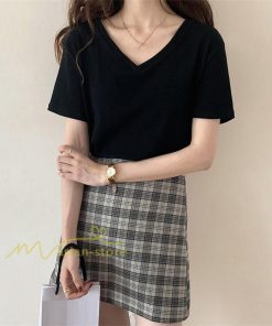 tシャツ・カットソー | Tシャツ レディース 春夏 トップス カットソー 半袖 『ゆるっとシンプルVネックTシャツ』 通勤通学 カジュアル 着痩せ 着回し お出かけ 20代30代40代50代 上品