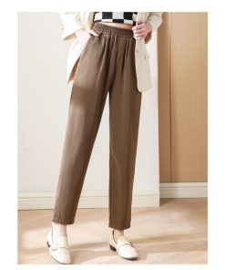 スラックス | スラックスパンツ レディース 九分丈 通勤 ストレートズボン ボトムス ビジネス おしゃれ オフィス フォーマル 美脚 ハイウエスト OL 着痩せ 就職