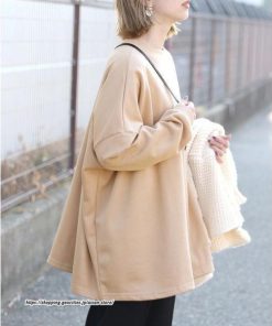 パーカー | 裏起毛トレーナー レディース スウェット トップス ボリューム感 ビッグシルエット オーバーサイズ あったか 秋冬 軽い しっとり 無地 トレーナー