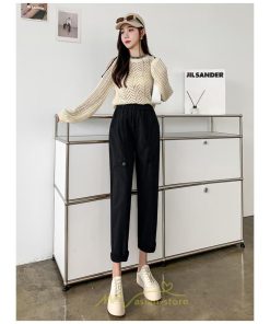 チノ・テーパード・ジョガー・スキニーパン | テーパードパンツ パンツ レディース ボトムス ストレッチ 美脚 コットン ハイウエスト 快適 楽チン 体型カバー 着痩せ 買い物 運動 部屋着 お出かけ スポーツ