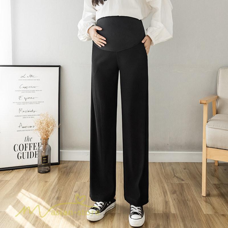 パンツ レギンス | マタニティパンツ ワイドパンツ レディース 着痩せ 上品 マタニティウェア 妊婦着 日常感 春 夏 秋 新作 産前 マタニティ 無地 ゆったり ウエスト調整 妊婦服