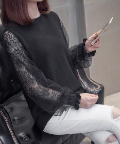 ニット・セーター | ニットセーター カットソー バルーン袖 袖チュール切り替え レディース 長袖 おしゃれ ニットトップス プルオーバー