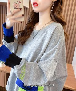 パーカー | トレーナー レディース プルオーバー クルーネック 長袖 トップス Tシャツ スウェット ゆったり トップス 大きいサイズ 秋冬 送料無料 おしゃれ 韓国