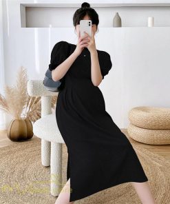 ワンピース | マタニティレディース 半袖 無地 産前 産後 カジュアル Aラインマタニティウェア 上品 サマー妊婦服