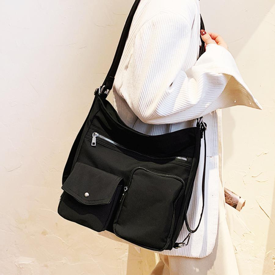 ショルダーバッグ | ナイロン無地 大容量