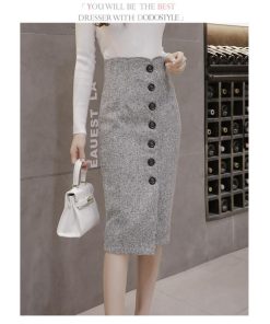 在庫ある | 短納期巻きスカート タイトスカート ハイウエスト 膝下丈スカート ビジネススカート フォーマルオフィス ラシャスカート エレガント OL 通勤 着痩せ フェミニン