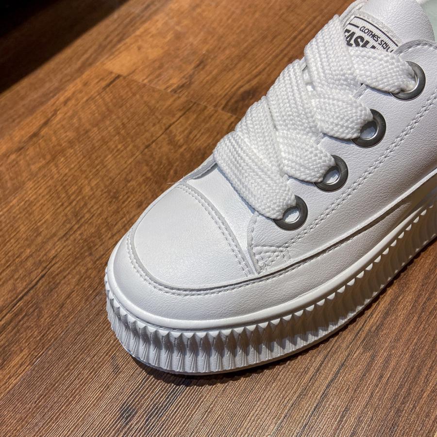 シューズ | 厚底スニーカー レディース ローカット靴