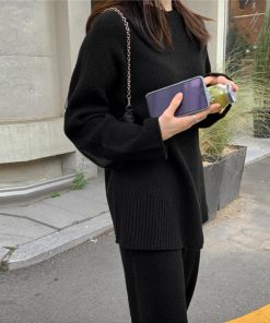 セットアップ | セットアップニット 秋冬 スリット 韓国