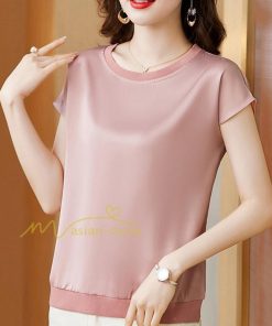 tシャツ・カットソー | トップス Tシャツ レディース 春 夏 秋 半袖 クルーネック 無地 プルオーバー 20代30代40代50代 ママ シンプル 着痩せ 大きいサイズ カジュアル 上品 お出かけ