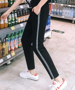 ワイドパンツ | スポーツウェア レディース 裏起毛 スェットパンツ サイドライン ルームパンツ