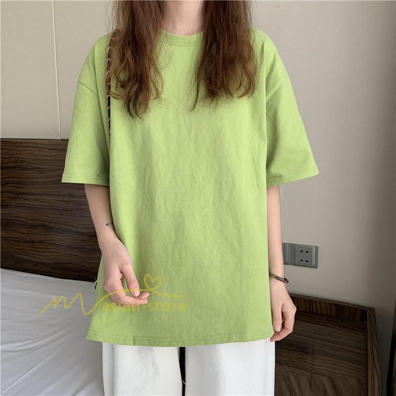 tシャツ・カットソー | Tシャツ レディース 半袖 春 夏 秋 トップス カットソー カジュアル シンプル ゆったり 20代30代40代50代 体型カバー 通勤通学 着回し 無地人気 お出かけ 上品