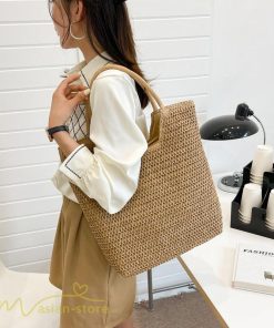 女性用バッグ | カゴバッグ ハンドバッグ ストローバッグ トートバッグ 夏バッグ 手持ち 大きめ 高級感 可愛い おしゃれ かごバッグ 夏 軽量 大容量 手提げ