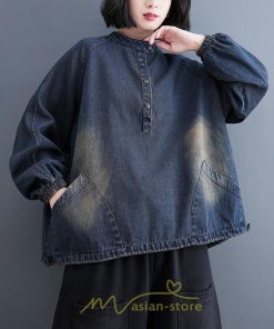 パーカー | デニム デニムレディース プルオーバー フード トレーナー チュニック ワンピース マタニティ 秋 冬 デニムワンピース 大きいサイズ