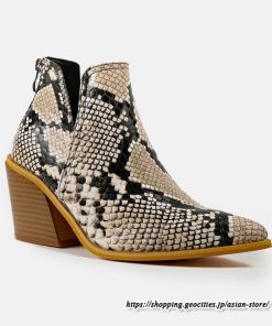 ショートブーツ | 大きいサイズ26.5cm レディース 上品 ブーツ 秋冬 春 チャンキーヒール 太ヒール ポインテッドトゥ 黒ブーツ ハイヒール 大人 後ろファスナー