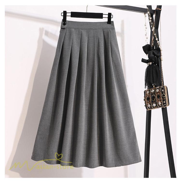 スカート | Aラインきれいめ レディース フレア ゆるゆったり 大きいサイズ カジュアルファッション 50代40代30代20代 日常感 夏秋服 女性着