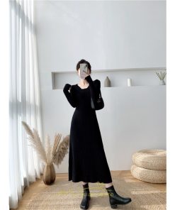ニットワンピース | ワンピース 秋 秋服 レディース ニット ロングワンピース ロング 長袖 冬 冬服 Aライン 着痩せ 大人上品 お出かけ デート エレガント 送料無料 20代30代40代