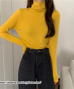 ニット・セーター | カットソー ニット レディース ハイネック 長袖 秋冬 春 トップス スリム ストレッチ インナー 無地 プルオーバー 通学通勤 長袖ニット 着痩せ 長袖カットソー