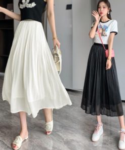 フレアスカート | キャザー ロングスカート