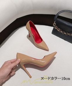 パンプス | ハイヒール ピンヒール 黒 レディースエナメル ヒール 6cm 8cm 10cm ピンヒール 大きい 小さい サイズ 歩きやすい 春夏 疲れない お仕事 通勤