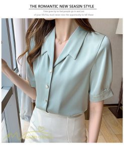 シャツ・ブラウス | シャツ Tシャツ ブラウス レディース 無地 半袖 春 夏 トップス 秋 Vネック フォーマル オフィス 可愛い おしゃれ カジュアル サマー トップス 秋 半袖シャツ