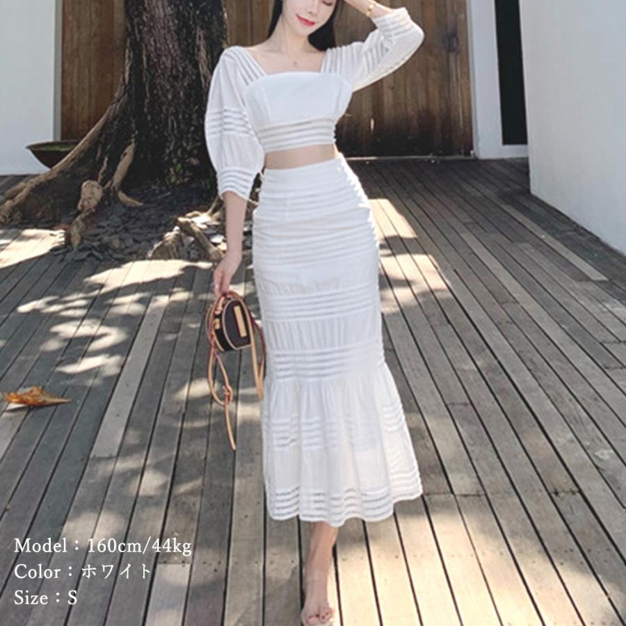 セットアップ | レディース スカート 白韓国